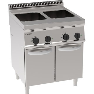 ELECTRISCHE PASTAKOKER 2 x 23 L OP GESLOTEN KAST EEC870 TECNOINOX