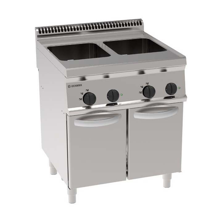 ELECTRISCHE PASTAKOKER 2 x 23 L OP GESLOTEN KAST EEC870 TECNOINOX