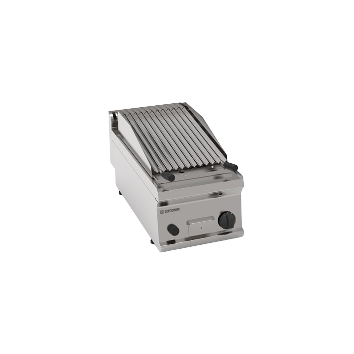 TOP GRILLADE PIERRE DE LAVE GAZ EGPL470 TECNOINOX