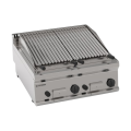 TOP LAVASTEENGRILL DUBBEL GAS EGPL870 TECNOINOX