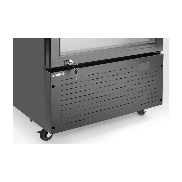 Armoire réfrigérée avec caisson lumineux, porte simple