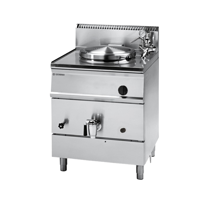 KOOKKETEL GAS 50 L, INDIRECTE VERWARMING EGMM70 TECNOINOX