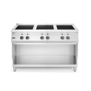 Cuisinière à induction avec 6 foyers