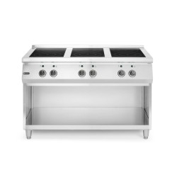 Cuisinière à induction avec 6 foyers