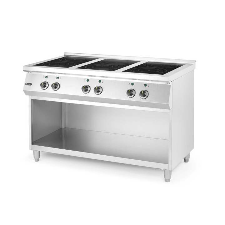Cuisinière à induction avec 6 foyers