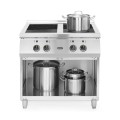 Cuisinière à induction avec 4 foyers