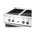 Cuisinière à induction avec 4 foyers