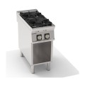 2 BRANDERS GAS OP OPEN KAST EG2SA90 TECNOINOX