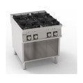 4 BRANDERS GAS OP OPEN KAST EG4SA90 TECNOINOX