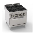 4 FEUX GAZ SUR FOUR GAZ GN 2/1 EG4SF90 TECNOINOX