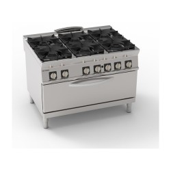 6 BRANDERS GAS OP MAXI GAS OVEN EG6SFM90 TECNOINOX