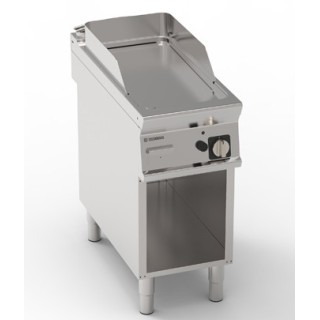 FRY-TOP GAZ SUR ARMOIRE OUVERTE, LISSE EGFTA490L TECNOINOX