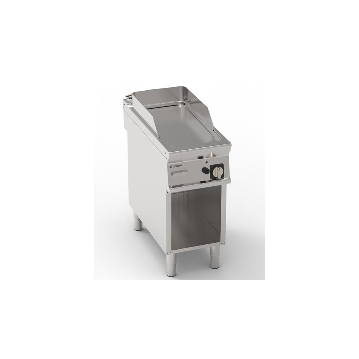 FRY-TOP ELECTRIQUE SUR ARMOIRE OUVERTE, LISSE EEFTA490L TECNOINOX