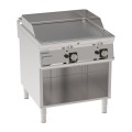FRY-TOP DOUBLE ELECTRIQUE SUR ARMOIRE OUVERTE, LISSE EEFTA890L TECNOINOX