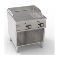 ELECTRISCHE DUBBELE FRY-TOP OP OPEN KAST, 2/3 VLAK EN 1/3 GERIBD EEFTA890LR TECNOINOX