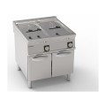 ELECTRISCHE FRITEUSE 2 x 17 L OP GESLOTEN KAST EEF890 TECNOINOX