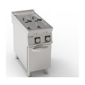 ELECTRISCHE FRITEUSE 2 x 8 L OP GESLOTEN KAST EEF492 TECNOINOX