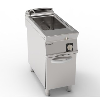 PASTAKOKER GAS 1 x 40 L OP GESLOTEN KAST EGC490 TECNOINOX