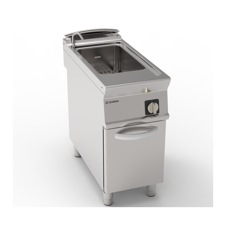 CUISEUR A PATES GAZ 1 x 40 L SUR ARMOIRE FERMEE EGC490 TECNOINOX