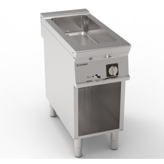 ELECTRISCHE BAIN-MARIE 4 x GN 1/3 OP OPEN KAST EEBMA490 TECNOINOX