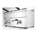 Friteuse à induction avec robinet de vidange - 2 x 8 l