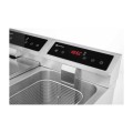 Friteuse à induction avec robinet de vidange - 2 x 8 l
