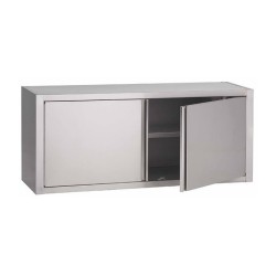 RVS WANDKAST, MET KLAPDEUREN, L 800 MM JAMPC-08040 FORCAR