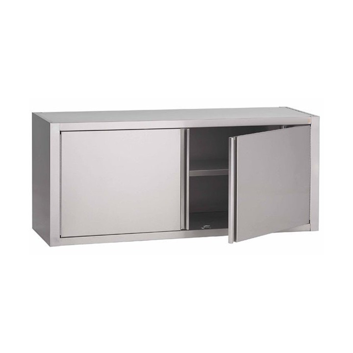 RVS WANDKAST, MET KLAPDEUREN, L 800 MM JAMPC-08040 FORCAR