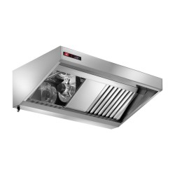 VOLLEDIG UITGERUSTE RVS WANDDAMPKAP, L 2000 MM JHESS920