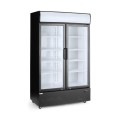 Armoire réfrigérée avec caisson lumineux, double porte