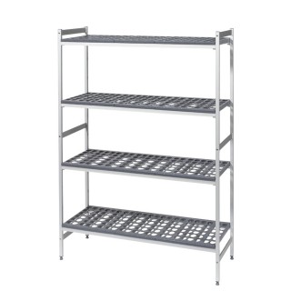 REKKEN 4 NIVEAU'S VOOR KOELCEL, L 2390 x P 365 MM MODULE 19 "F+G"