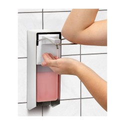 DISPENSER VOOR VLOEIBARE ZEEP MET ELLEBOOG BEDIENING 1 L TE-DISTRIBUTEUR COUDE