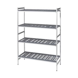 REKKEN 4 NIVEAU'S VOOR KOELCEL, L 2472 x P 365 MM MODULE 20 "F+H"