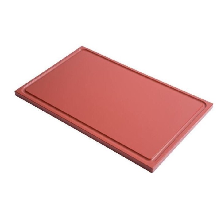 SNIJPLANK HACCP GN 1/1, BRUIN - VOOR GEBAKKEN VLEES IPL-BRUN