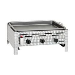PROFESSIONELE HAMBURGERGRILL, 3 BRANDERS, GAS EGRH3
