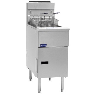 FRITEUSE HAUT RENDEMENT GAZ, 1 x 25 L, PRODUCTION 60 KG/H RPITCOSG14 PITCO