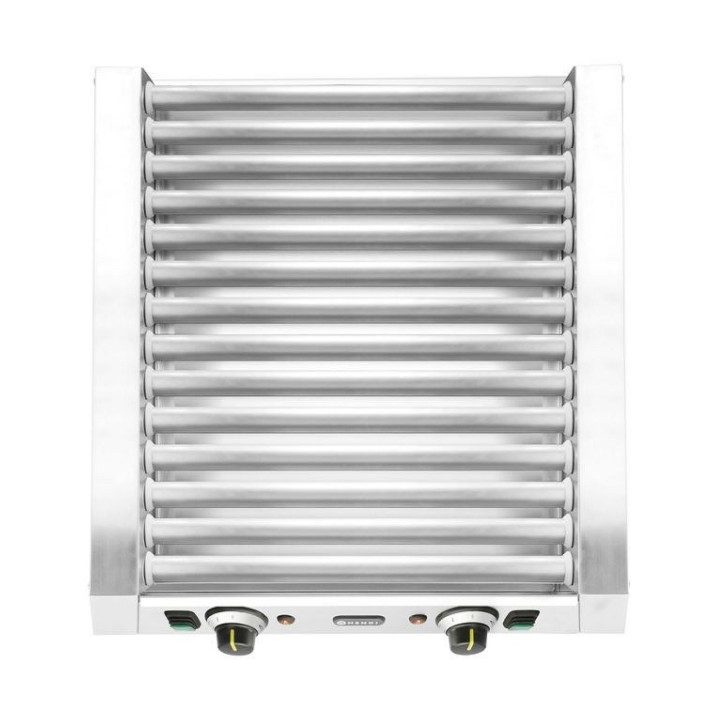 Grill roulant pour saucisses-  2 zones