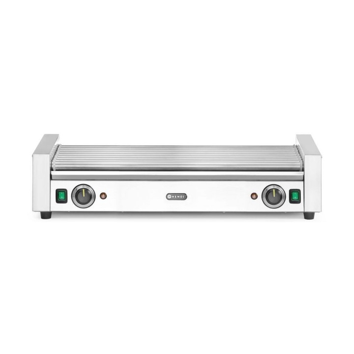 Grill roulant pour saucisses XL - 2 zones