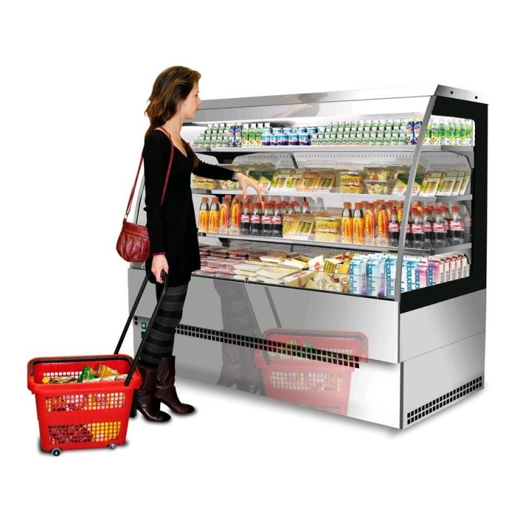 VITRINE D'EXPOSITION REFRIGEREE "SELF SERVICE", L 1800 MM LEVOSELF180 TECNODOM