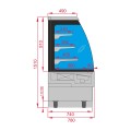 VITRINE D'EXPOSITION REFRIGEREE "SELF SERVICE", L 1800 MM LEVOSELF180 TECNODOM