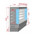 MEUBLE MURAL REFRIGERE POUR VIANDE L 1080 MM LSPD8100C TECNODOM