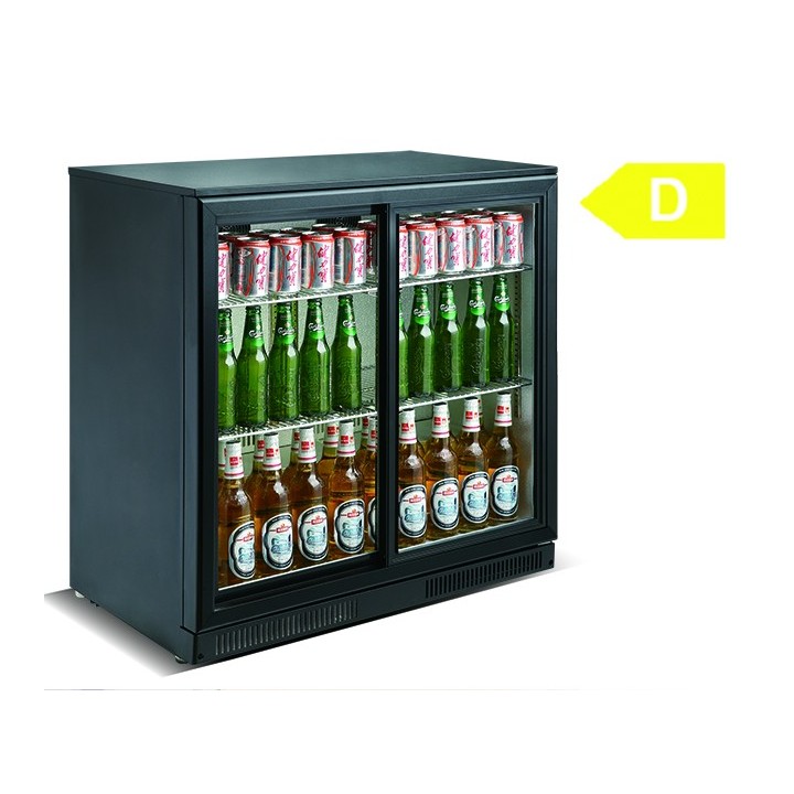 FRIGO BAR, 2 SCHUIFDEUREN, 208 L FEV250PDC* SKYRAINBOW