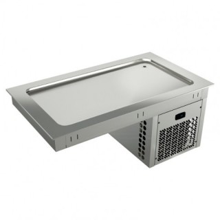 ELEMENT ENCASTRABLE PLAQUE REFRIGEREE 3 x GN 1/1, L 1135 MM SEEPF3