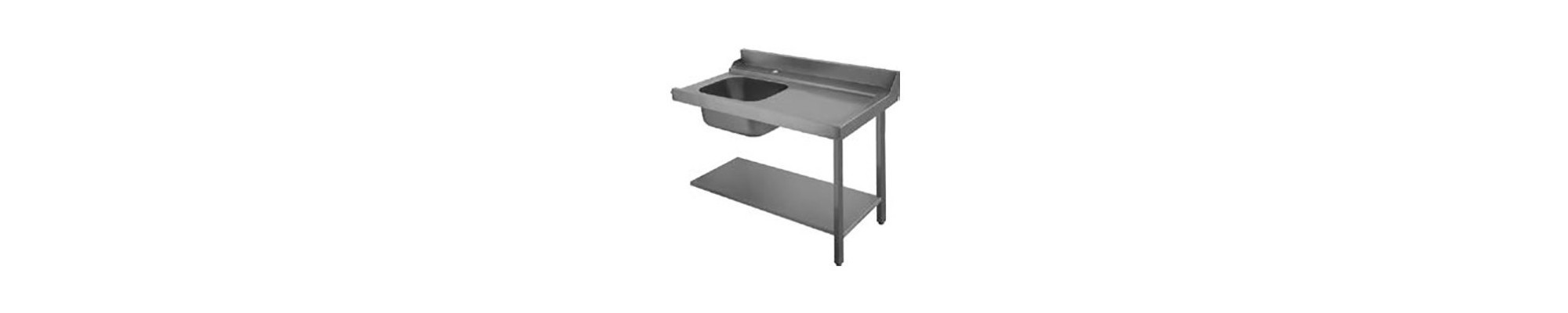 TABLES D'ENTREE / SORTIE LAVE-VAISSELLE A CAPOT