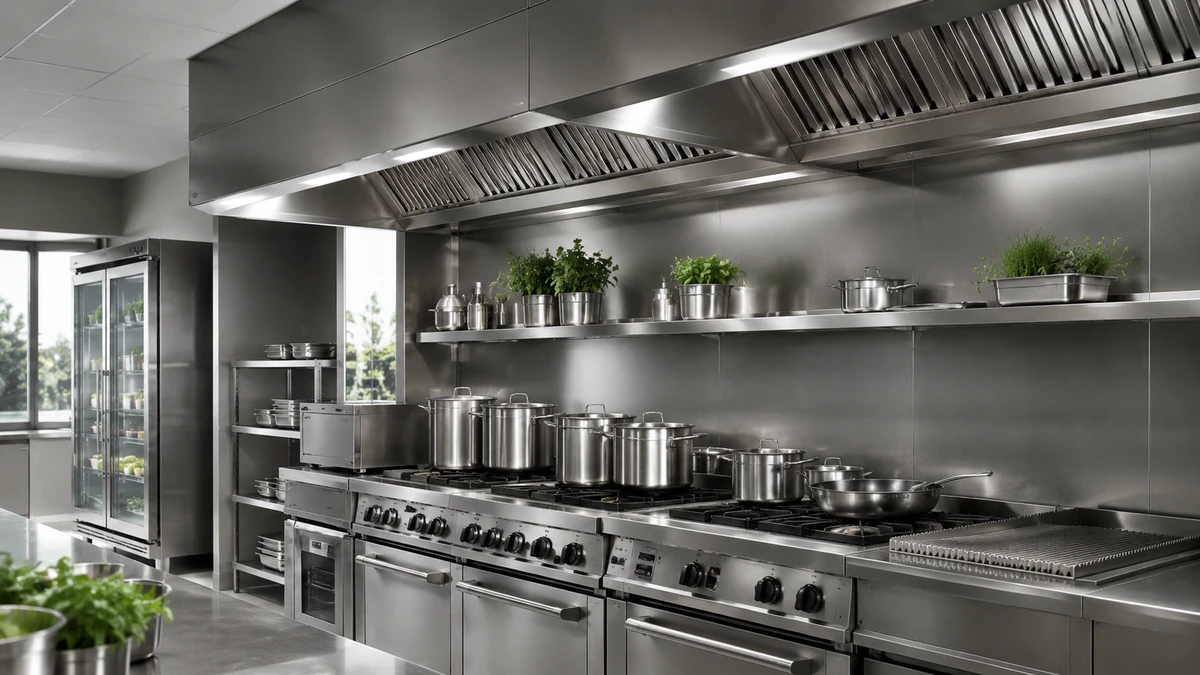Nettoyage quotidien d’une cuisine professionnelle