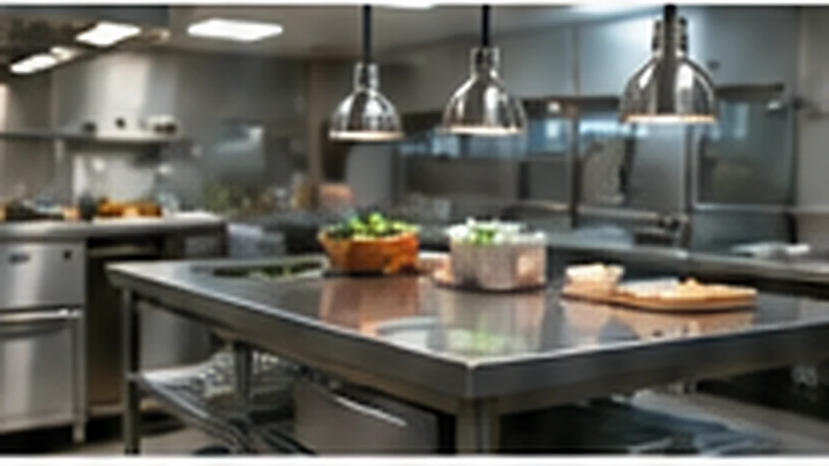 Organisation des zones de travail dans une cuisine professionnelle