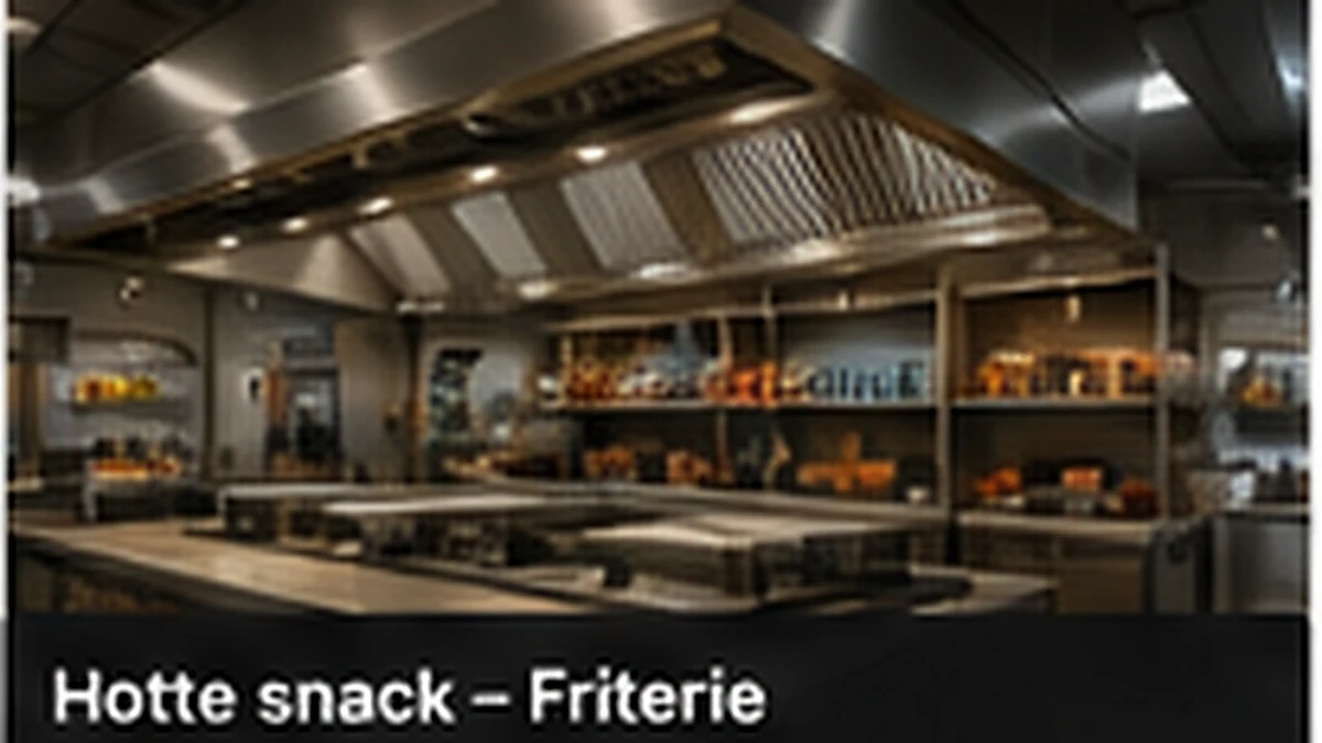 Hotte snack - Friterie