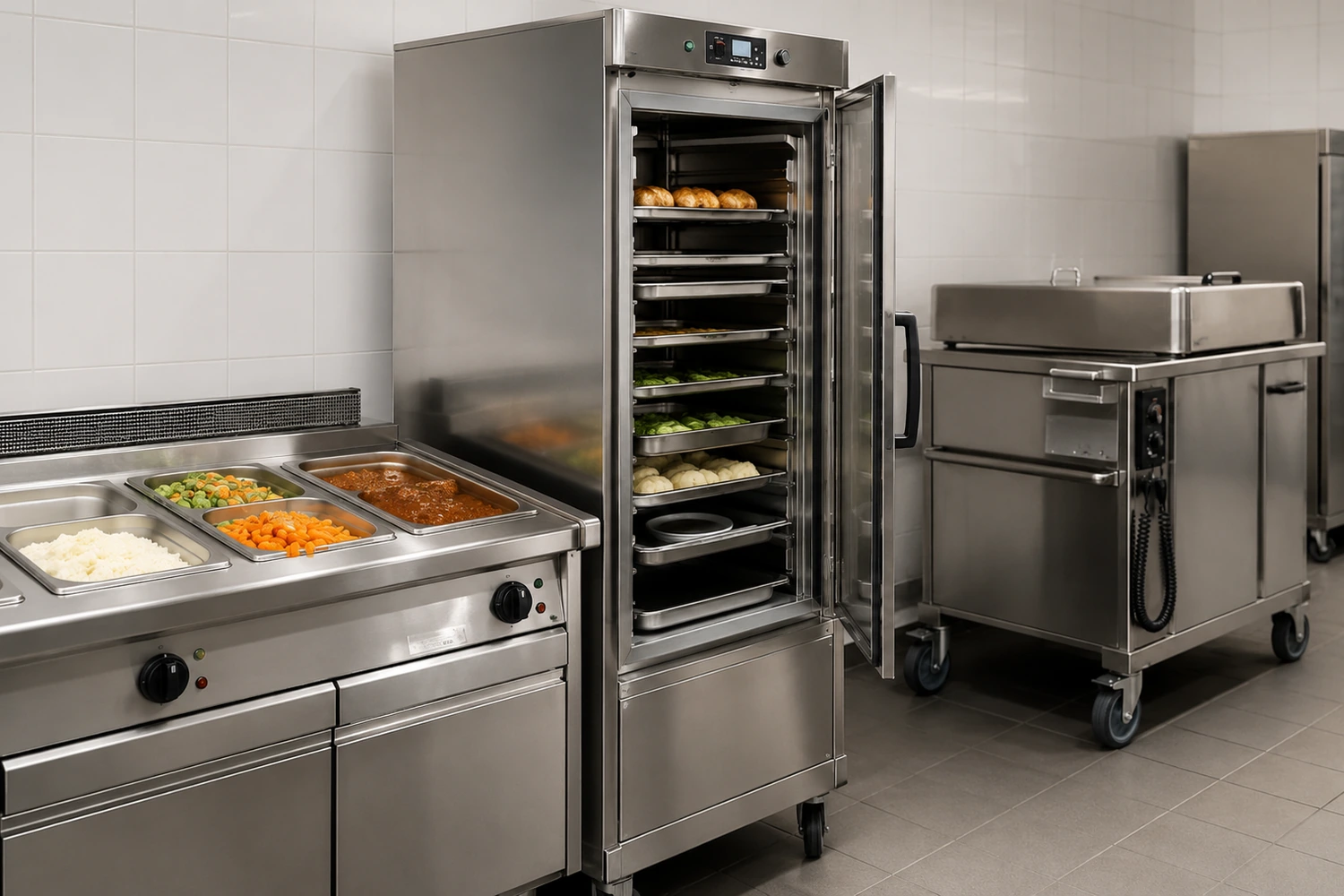 Armoires de maintien en température pour cuisine collective