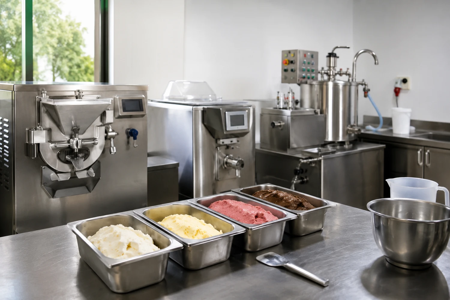 Machines de fabrication de glaces artisanales