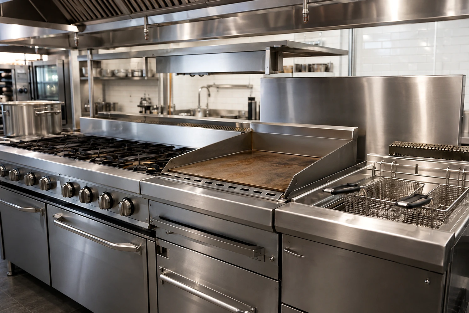 Aménagement professionnel de cuisine pour restaurant